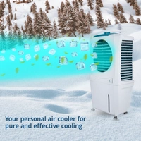 Symphony 27 L Room/Personal Air Cooler - 27 Litre, White